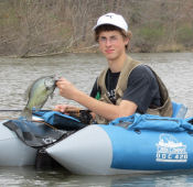 Jonas in Creek Company 420 Float Tube
