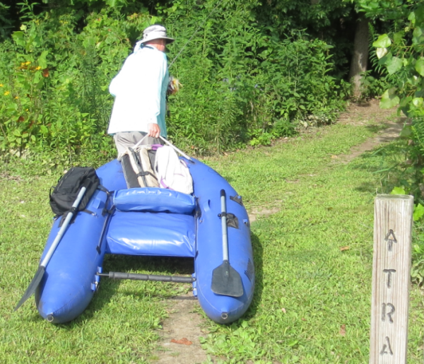Jeff towing his Voyager