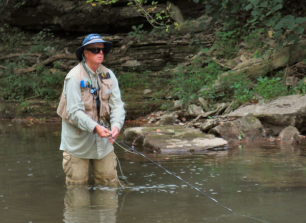 John Morgan fly fishing