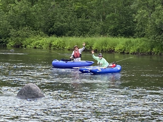 Frank and Jeff on the St. Croix river